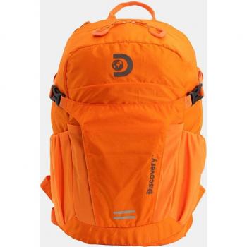 Mochila Discovery Body Spirit de poliéster reciclado naranja con cremallera