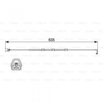 Sensor de desgaste de pastillas de frenos BOSCH 1 987 474 515