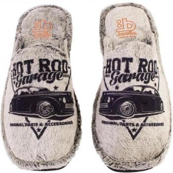 Zapatillas de casa de hombre BEREVERE 3706 gris 623