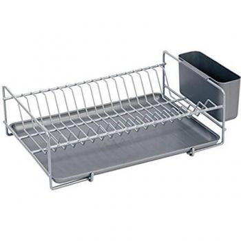 Sauvic Gris ESCURREPLATOS Plano PLASTIFICADO, 38.5x25x12 cm