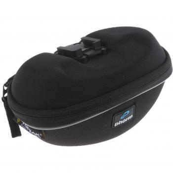 phorm Sattel Tasche by Topeak Touring Fahrrad Schwarz QuickClick Halterung Reflektor, 2509003, Größe L