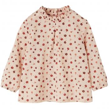VERTBAUDET Blusa Estampada para bebé niña Beige Claro Estampado 9-12 Meses, 74CM
