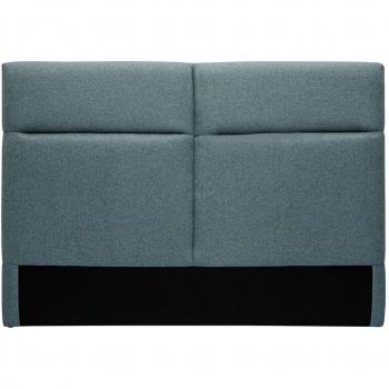 Cabecero de cama de tela verde grisáceo 164 cm Chelsea