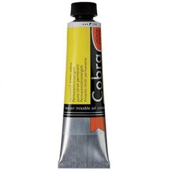 Rembrandt/Talens Cobra - Tubo de aceite mezclable al agua, 150 ml, color amarillo limón permanente