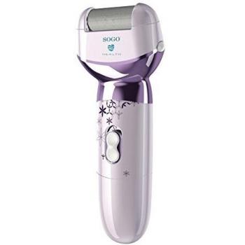 Rallador eléctrico para los pies – Pedicura anticallos, agrietados o duros 1800 RPM – 3 W – morado