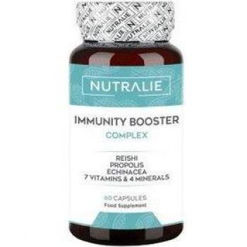 Nutralie Complejo Potenciador de Inmunidad con Vitamina A, C, Folato y Reishi, 60 cápsulas