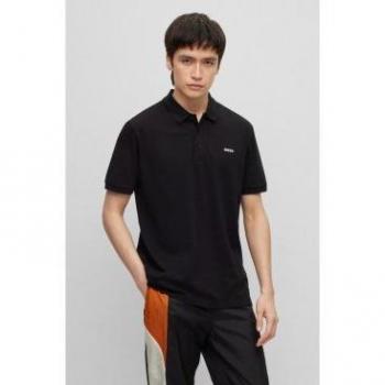 Polo negro Hugo Boss Donos para hombre