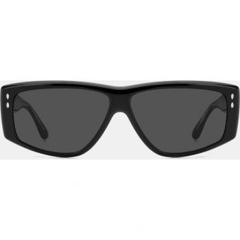 Isabel Marant Women's Rectangular Black Acetate Sunglasses
