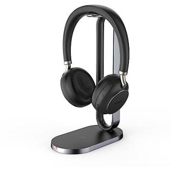 Auriculares Inalámbricos Yealink BH76 USB-C con Bluetooth y Cancelación Activa de Ruido, Diadema para Llamadas y Música, Color Negro