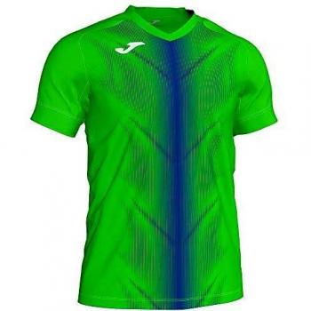 Joma Olimpia Camisetas, Hombre, Verde Fluor/Royal, S