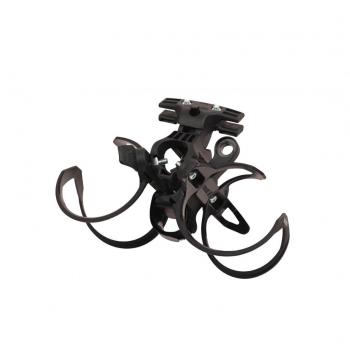 Portabidón Zéfal Tri Negro - Componentes Portabidones, material ligero y resistente, diseño aerodinámico, compatible con triatlones, fácil acceso al bidón