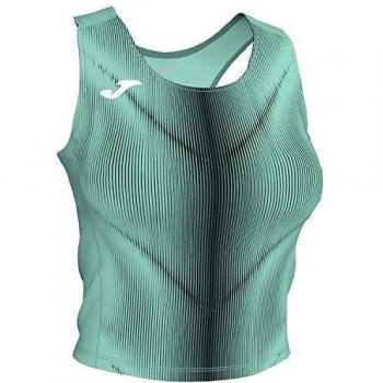 Joma Olimpia Top Señora, Mujer, Verde-Negro, XL
