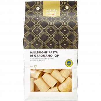 Marca Amazon - Wickedly Prime - Millerighe Pasta di Gragnano IGP, 500gx6