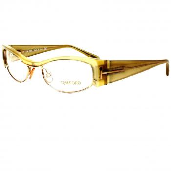 Tom Ford Women's Golden Acetate Glasses, One Size, Model FT5076-467-51