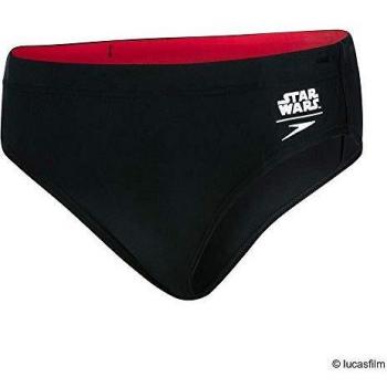 Speedo - Bañador para niño, Color Negro/Blanco/Rojo, Talla 30