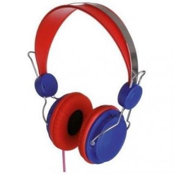 Auriculares estéreo púrpura calle