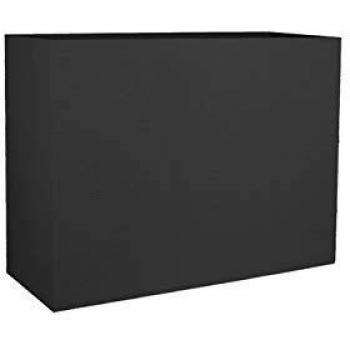 Maceta EDA Antracita Plástico Resistente UV, 46 L, 78,5 x 29,5 x 60 cm, Cinza Antracite