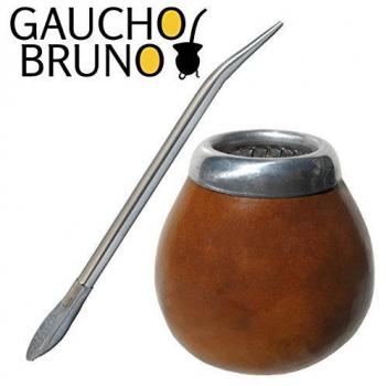 Mate y Bombilla Kit para beber Yerba Mate - Gaucho Bruno
