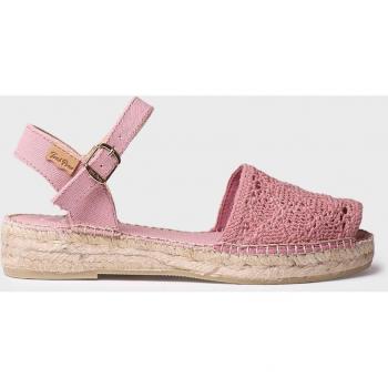 Toni Pons - Sandalias planas de mujer EULALIA de tejido con hebilla