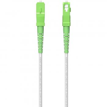 AISENS Cable Fibra Óptica Latiguillo G657A2 3.0 9/125 SMF Simplex CPR DCA LSZH SC/APC-SC/APC 250m Blanco
