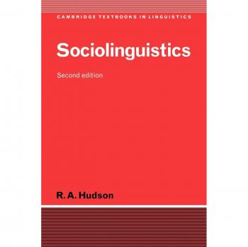 Manual de Sociolingüística de R. A. Hudson (Libros de Texto de Cambridge en Lingüística)