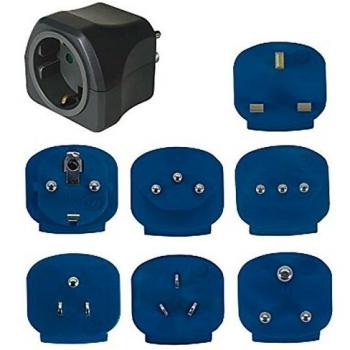 Brennenstuhl Adaptadores de Viaje, Fusible de 10 A.