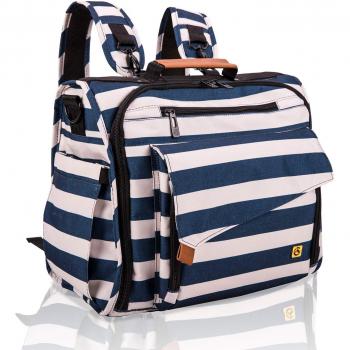 ALLCAMP Mochila de pañales, pañal Mochila, Gran Capacidad, con cambiador y correas para el carrito