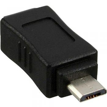 Adaptador Micro-USB a Mini USB 5 Pines InLine® - Conector Macho/Femenino