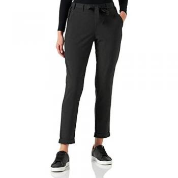 Kaffe Jillian Women's Belted Slim-Fit Chino Trousers - Gray, Size M