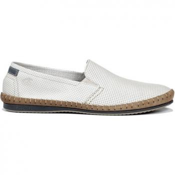 Mocasines Fluchos 8674 Surf Cristal para Hombre en Color Blanco
