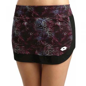 Lotto Falda pádel Superrapida II Skirt Print. 210442 All Black. Talla XS