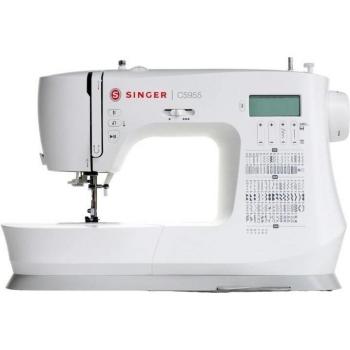 Máquina de Coser Electrónica Singer C5955 - 200 Puntadas y Regulador de Velocidad Start/Stop