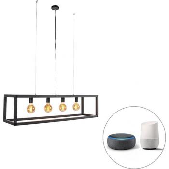 Lámpara Colgante Inteligente Negra 4 Luces con Wifi G95 - Big Cage 2
