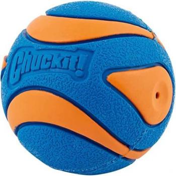 Chuckit Pelota Ultra con Sonido para Perros - Pelota de juguete para perros, fabricada en material duradero, diseño flotante, sonido atractivo para estimular el juego, adecuada para juegos de lanzar y recoger