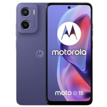 Smartphone Motorola Moto E15 Dual SIM 6.67 Octa-Core 64GB 2GB RAM 4G LTE Batería 5200mAh Lavanda