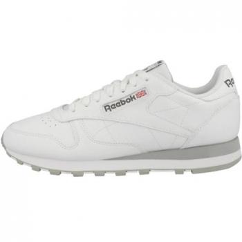 Zapatillas Reebok Classic Leather Hombre Blanco/Pure Grey