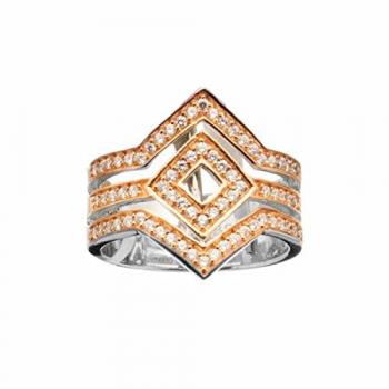Anillo de Mujer Sif Jakobs A001-CZ-RG Talla 14 con Diseño Elegante y Brillantes
