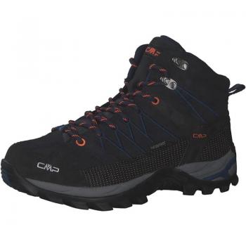 CMP Rigel Mid Waterproof Hiking Shoes Blue Flash Orange