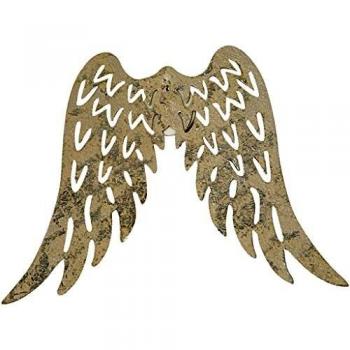 Ailes Creativas de Metal, 6 cm de altura, 7,5 cm de largo, paquete de 30 piezas