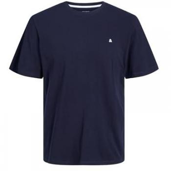 Camiseta de Hombre Jack & Jones Paulos Manga Corta Cuello Redondo Color Azul Marino Talla 5XL