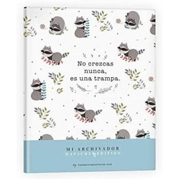 THE GREAT MOUSTACHE Carpeta archivador - mapache edition