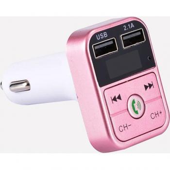 Reproductor MP3 Bluetooth para coche con manos libres, transmisor FM, cargador USB y modulación FM