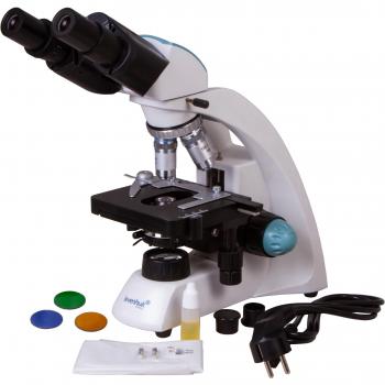 Microscopio binocular Levenhuk 500B Ampliación 40-1000x