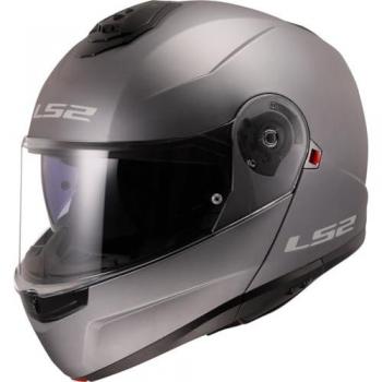 Casco Modular LS2 Strobe II Matt Titanium 06