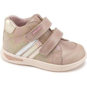 Bota Niña Piel Pablosky 020530 - Botas de Cuero Rosa para Bebé con Tecnología Stepeasy