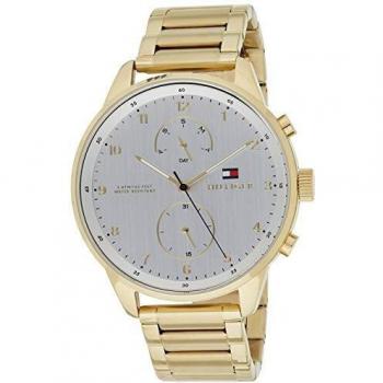 Tommy Hilfiger Reloj Multiesfera para Hombre de Cuarzo con Correa en Acero Inoxidable 1791576