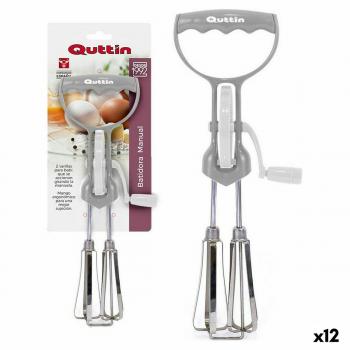 Batidora de Mano Manual Quttin 31 x 10 cm (12 Unidades)
