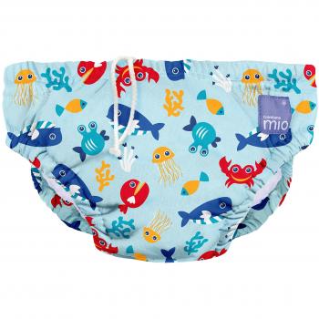 Bambino Mio SWPS DSB - Pañal bañador, deep sea blue, pequeño, 0-6 meses