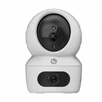 EZVIZ H7c Videocámara de Vigilancia IP Dual 2K+/2K+ con Doble Lente, Movimiento Horizontal y Vertical, Color Blanca