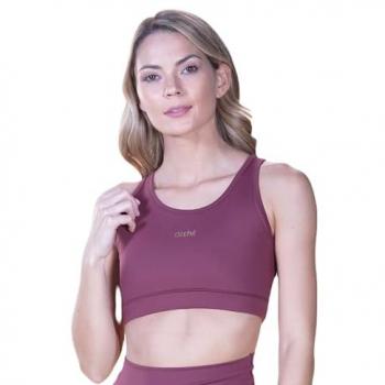 Sujetador Deportivo Mujer Alto Impacto Shock Absorber Top Courage Deporte Yoga Running Gym Ditchil Talla S Granate Burdeos